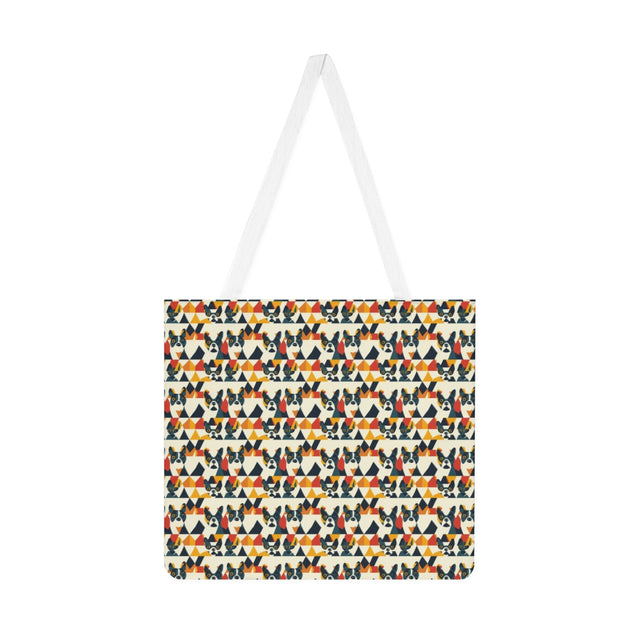 Teal Cubist Companions Tote Bag
