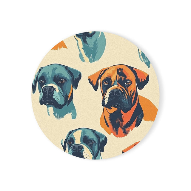 Teal Ember Boxers Coasters