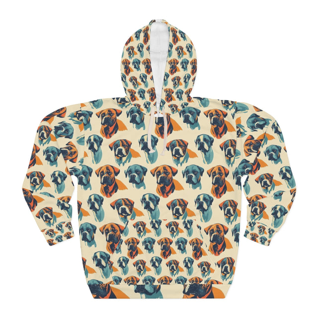 Teal Ember Boxers Hoodie