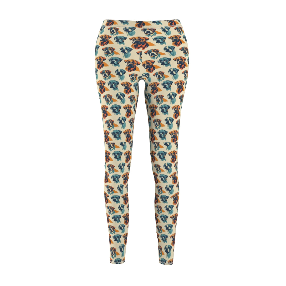 Teal Ember Boxers Leggings