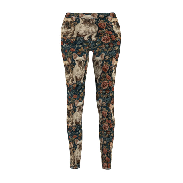 Teal Frenchie Dreams Leggings