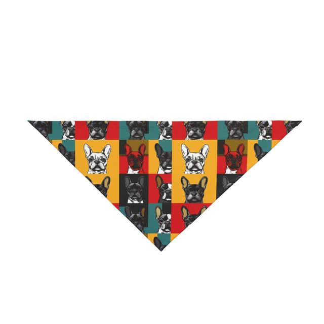 Teal Frenchie Gallery Pet Bandana