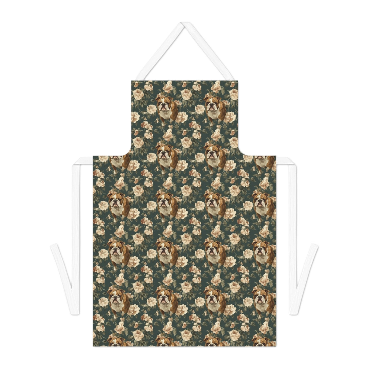 Teal Garden Bulldogs Apron