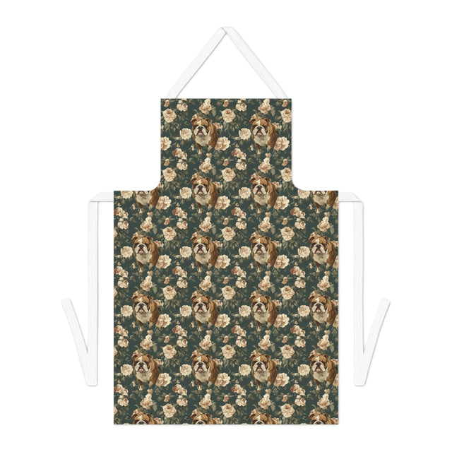 Teal Garden Bulldogs Apron