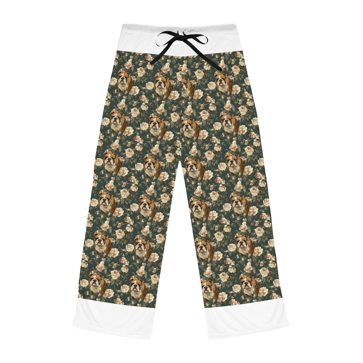 Teal Garden Bulldogs Pajama Pants