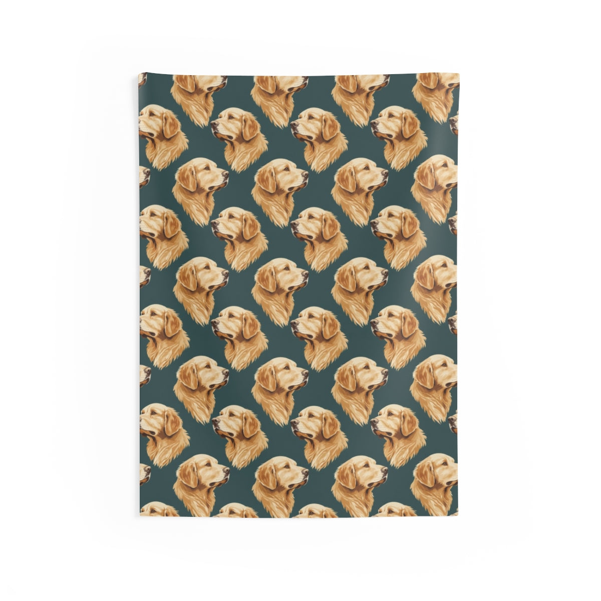Teal Hour Retrievers Wall Tapestry