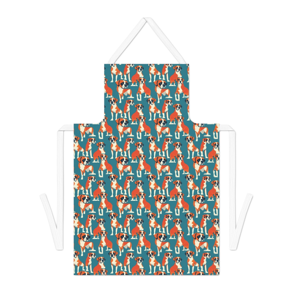 Teal Parade Boxers Apron