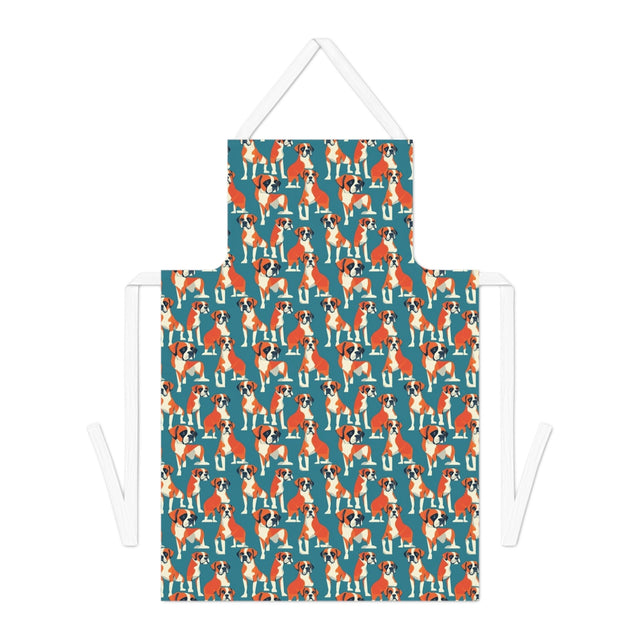 Teal Parade Boxers Apron