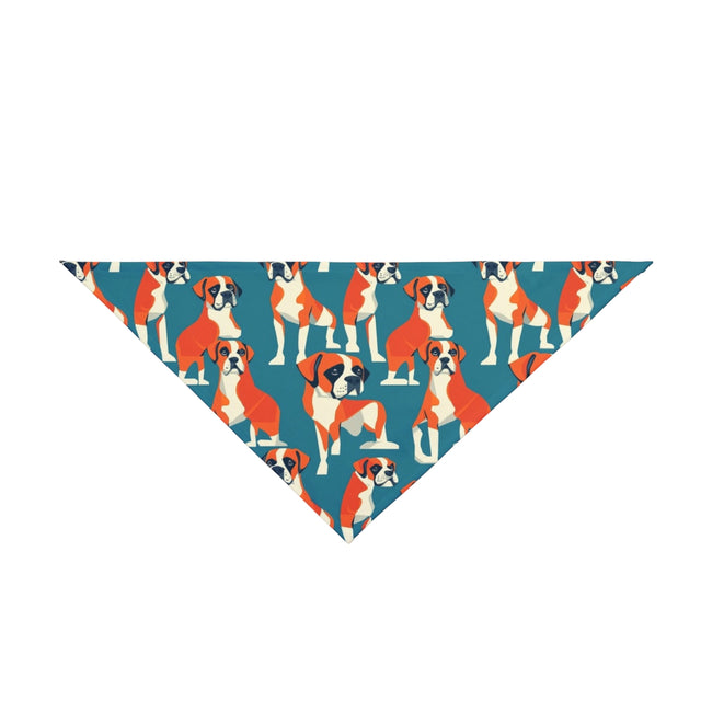 Teal Parade Boxers Pet Bandana