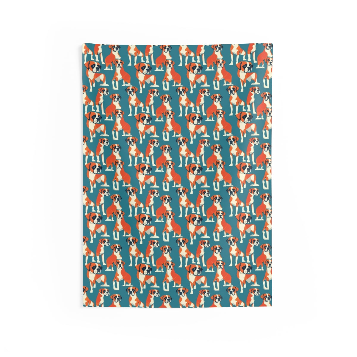 Teal Parade Boxers Wall Tapestry