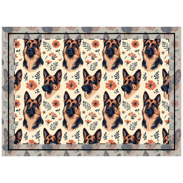 Terracotta Bloom Shepherds Throw Pillow