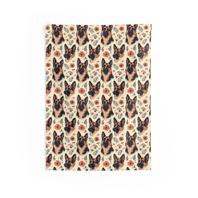 Terracotta Bloom Shepherds Wall Tapestry