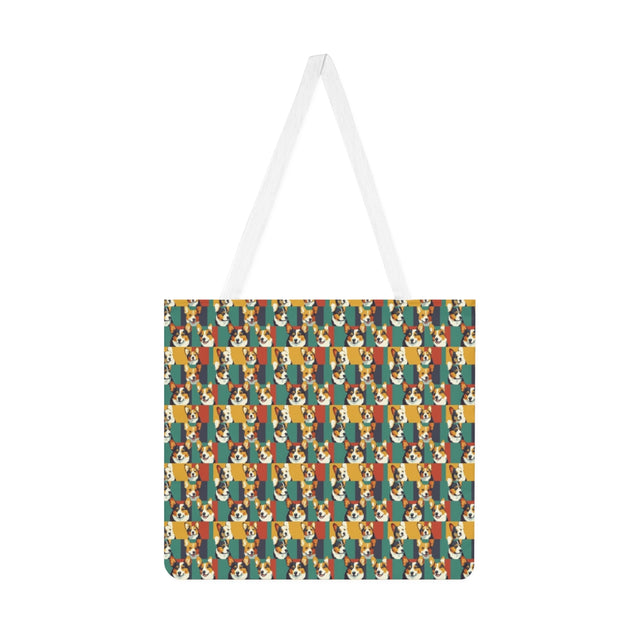 Tri-Color Pop Corgi Gallery Tote Bag