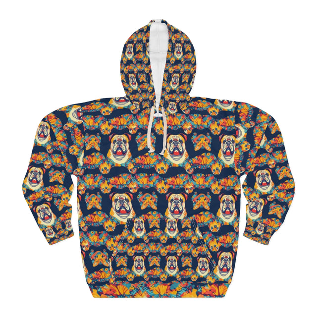 Tropical Bloom Bulldogs Hoodie