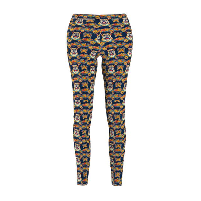 Tropical Bloom Bulldogs Leggings