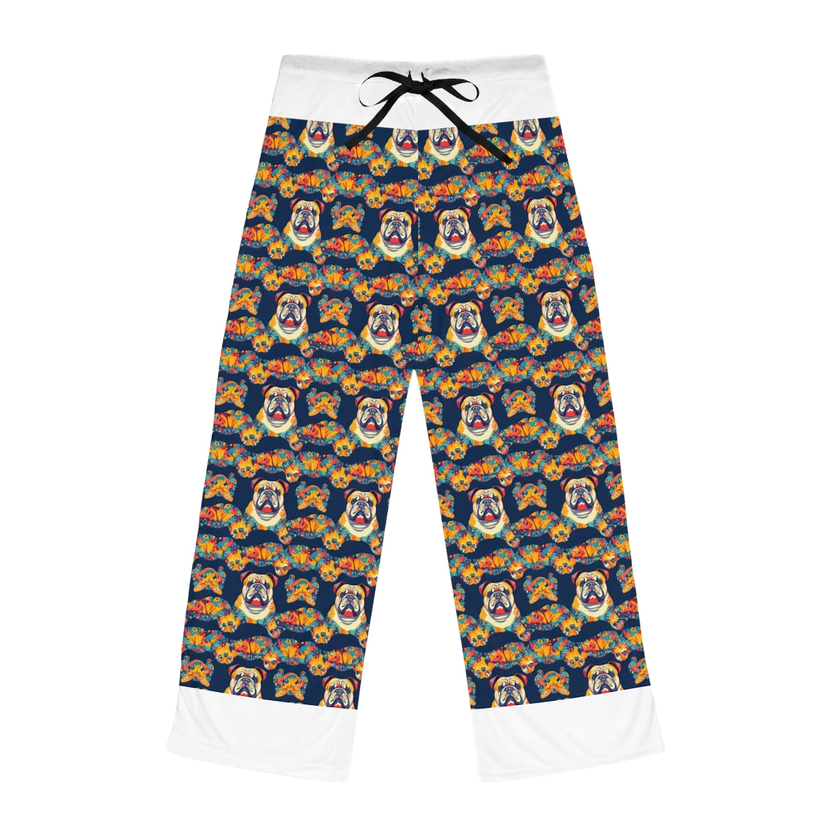 Tropical Bloom Bulldogs Pajama Pants
