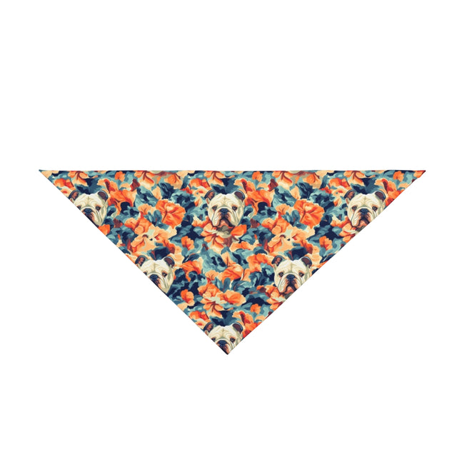 Tropical Paradise Bulldogs Pet Bandana