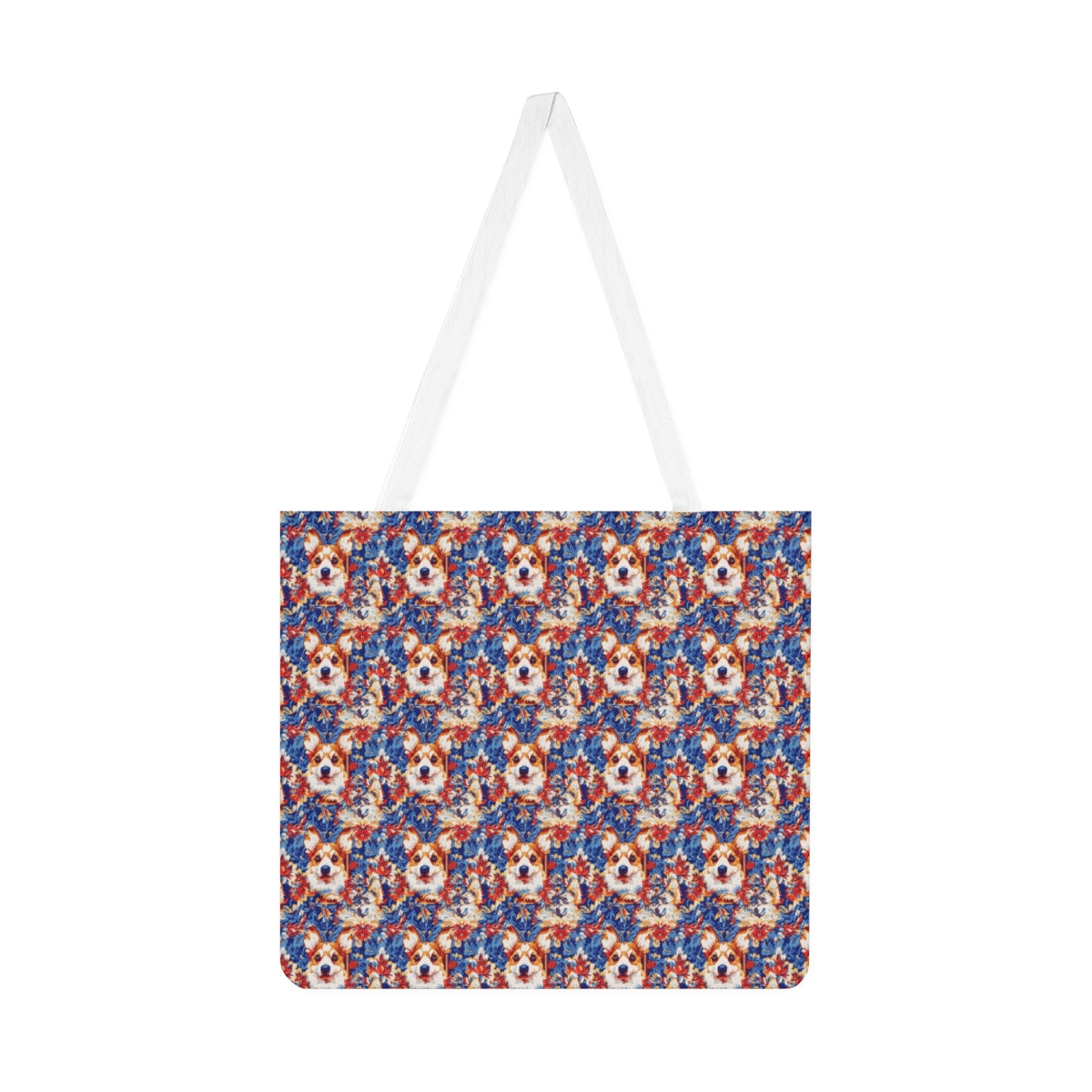 Tropical Paradise Corgis Tote Bag