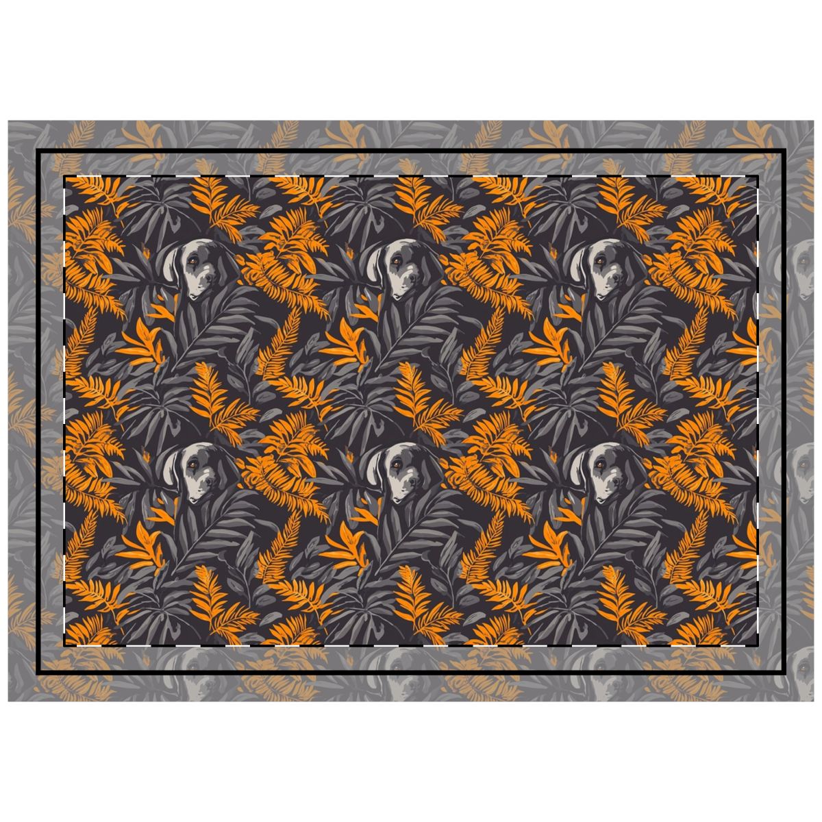 Tropical Shadow Labs Throw Pillow
