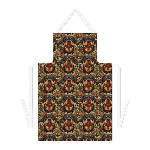 Tropical Sunset Rottweilers Apron