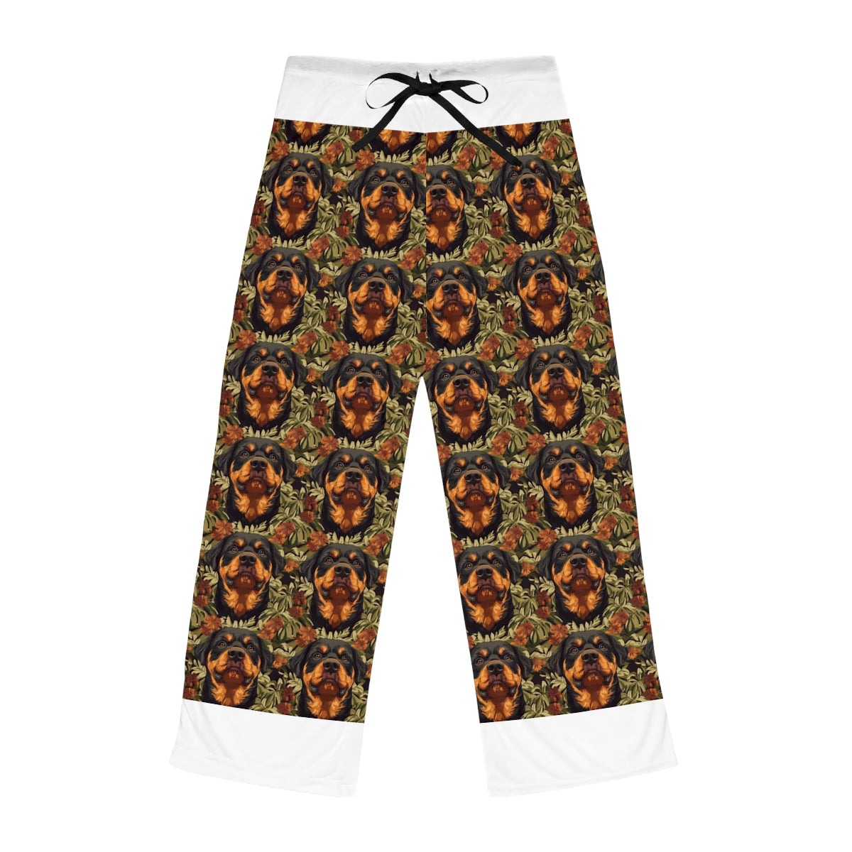 Tropical Sunset Rottweilers Pajama Pants