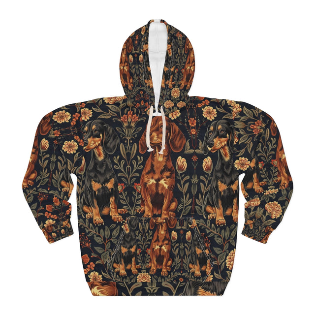 Tudor Garden Dachshunds Hoodie