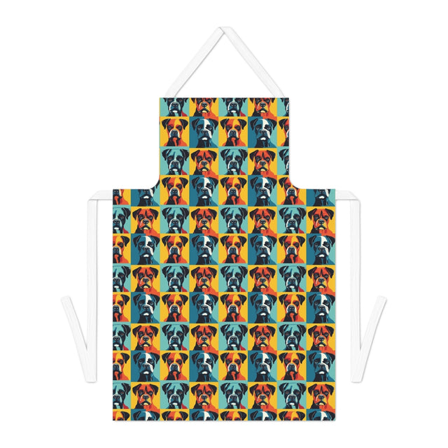 Turquoise Burst Boxer Brigade Apron