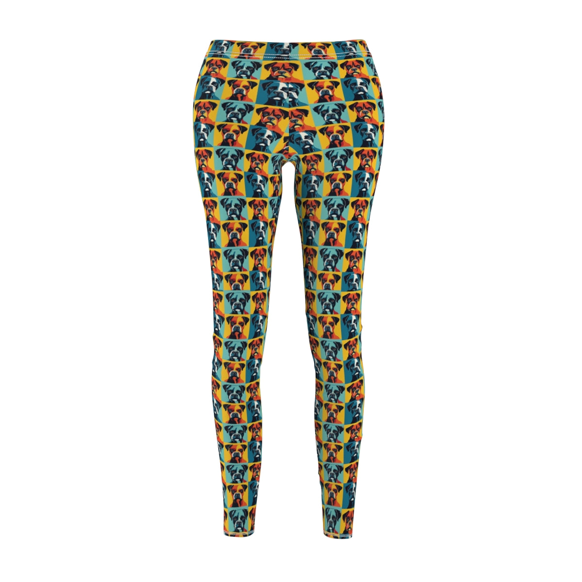 Turquoise Burst Boxer Brigade Leggings