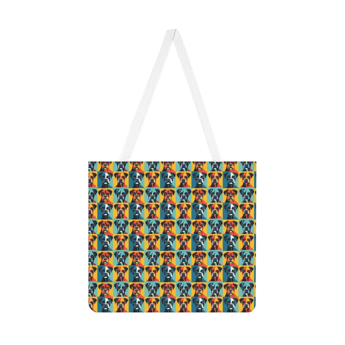 Turquoise Burst Boxer Brigade Tote Bag