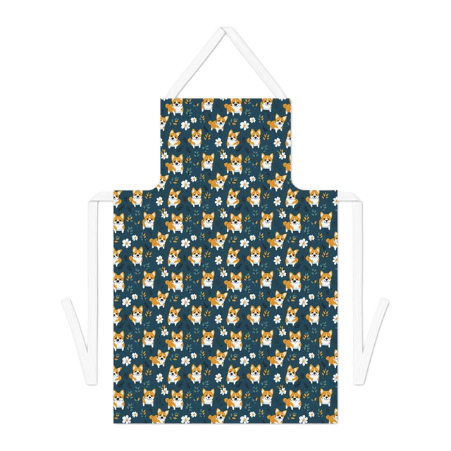 Twilight Garden Corgis Apron