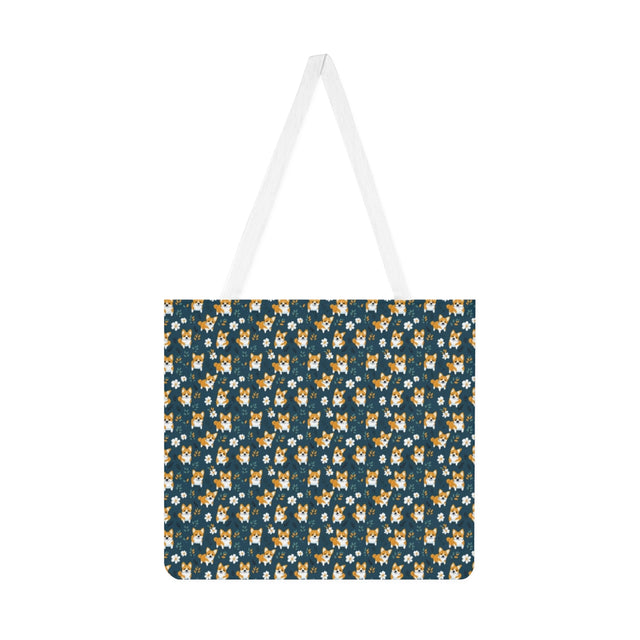 Twilight Garden Corgis Tote Bag