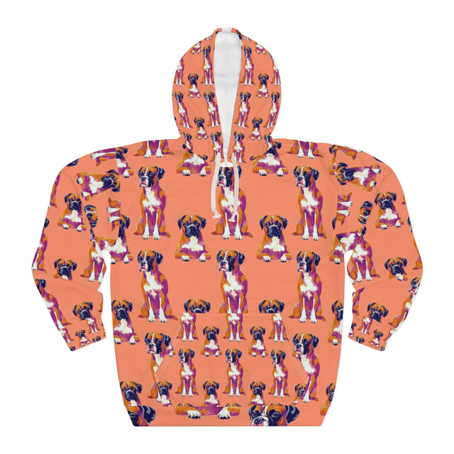Vibrant Pop Boxers Hoodie