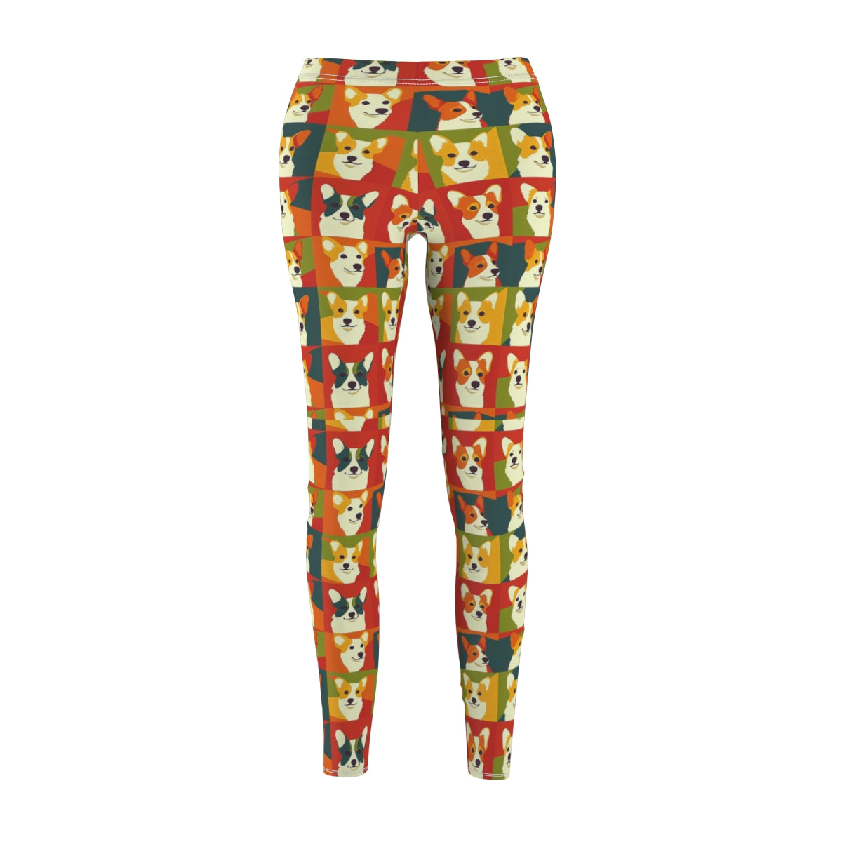 Vibrant Pop Corgi Gallery Leggings