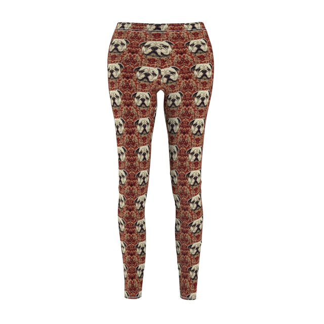 Victorian Bulldog Tapestry Leggings