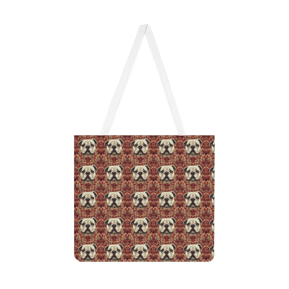 Victorian Bulldog Tapestry Tote Bag
