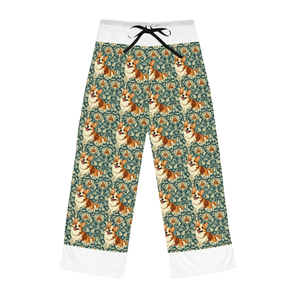 Victorian Garden Corgis Pajama Pants