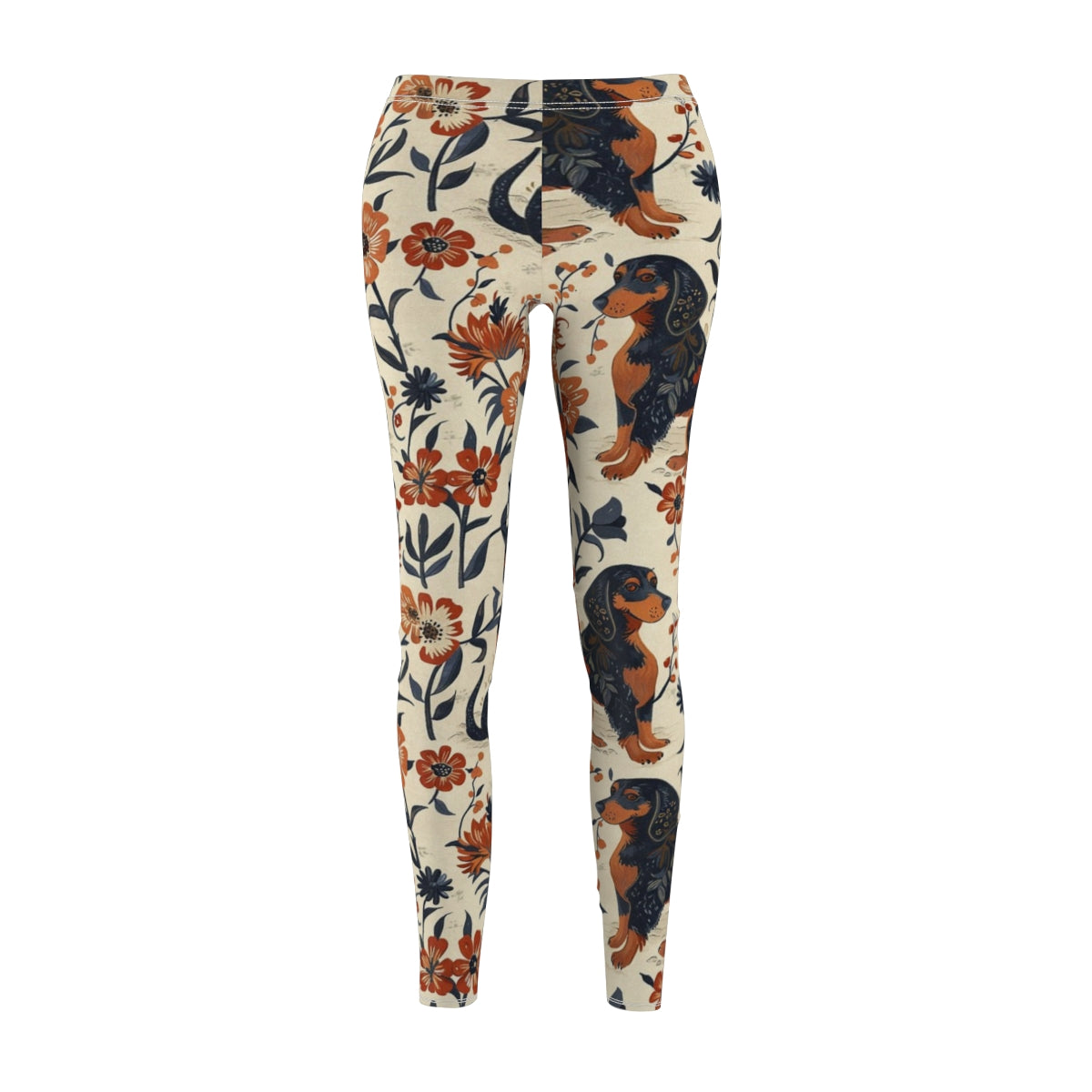 Victorian Garden Dachshunds Leggings