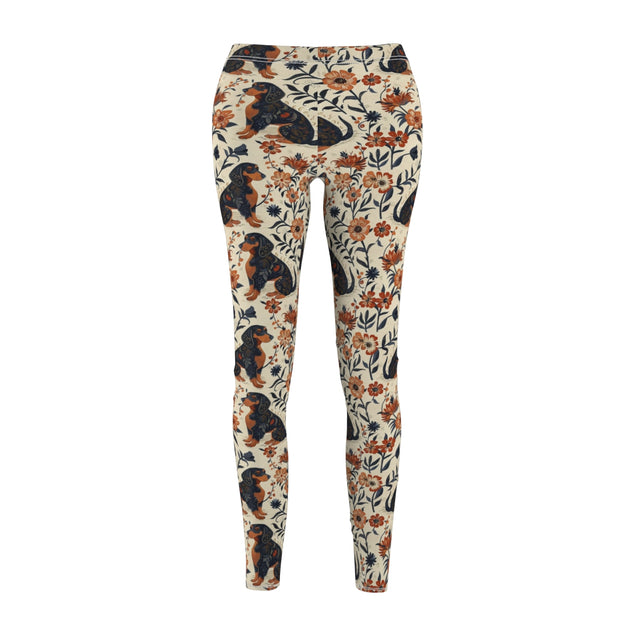 Victorian Garden Dachshunds Leggings