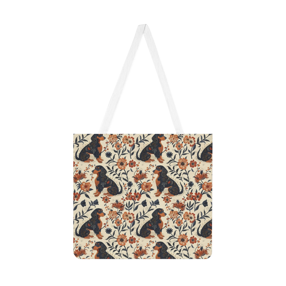 Victorian Garden Dachshunds Tote Bag