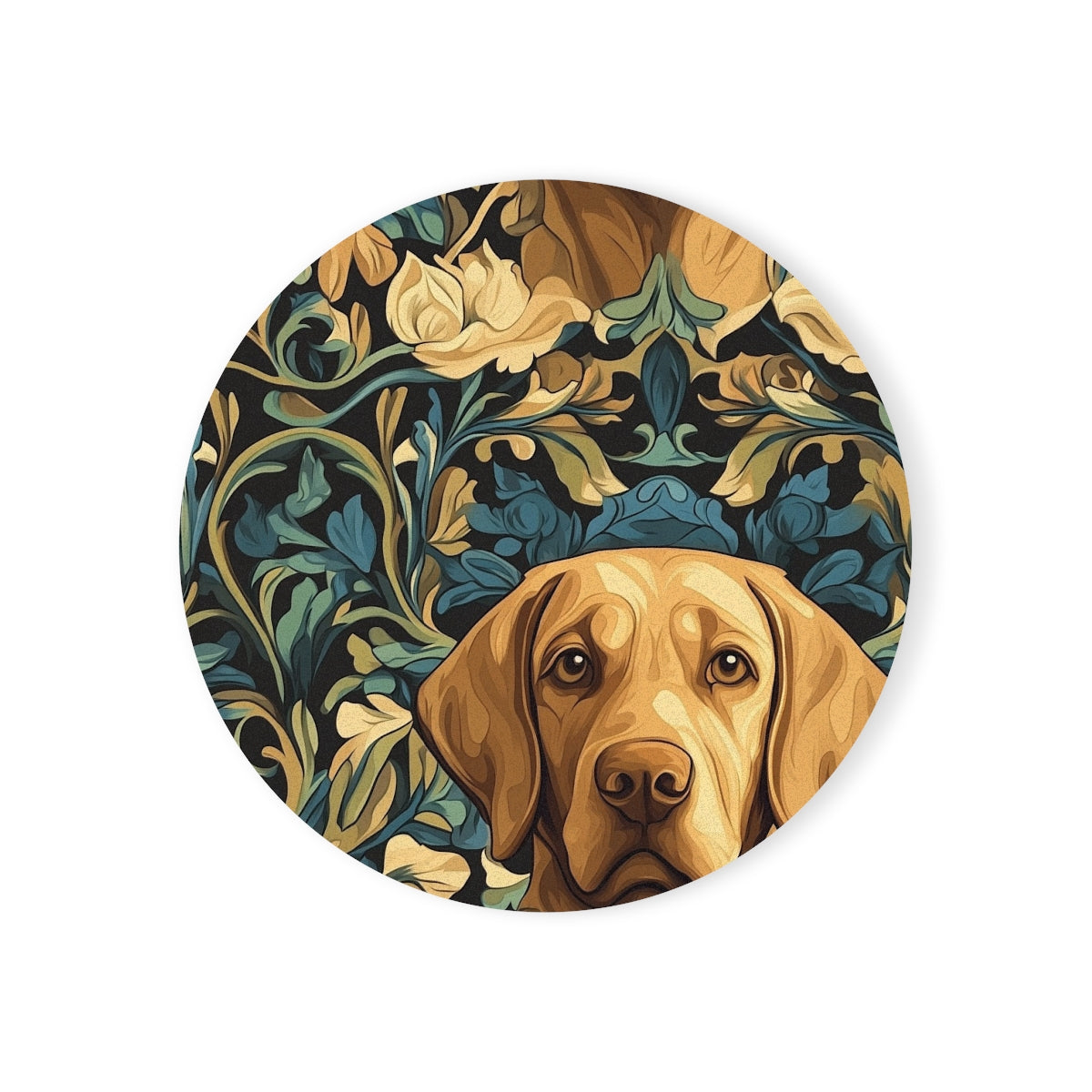 Victorian Garden Retrievers Coasters