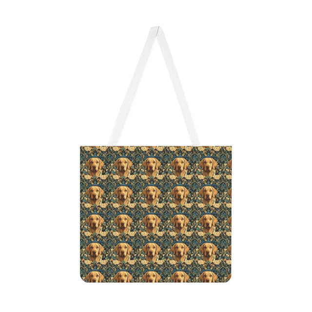 Victorian Garden Retrievers Tote Bag
