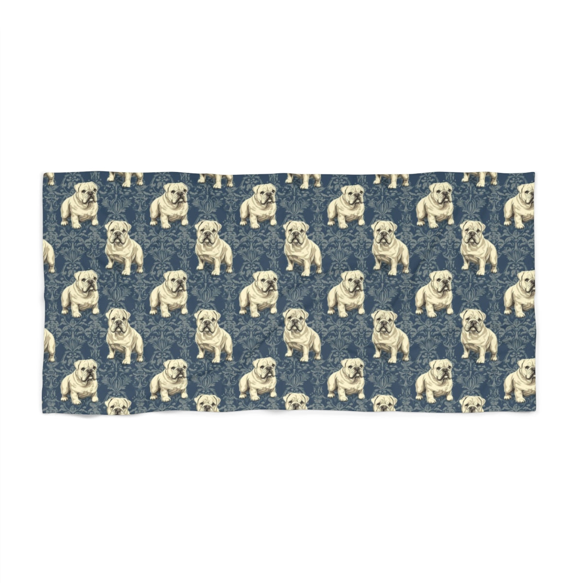 Victorian Manor Bulldogs Beach Towel