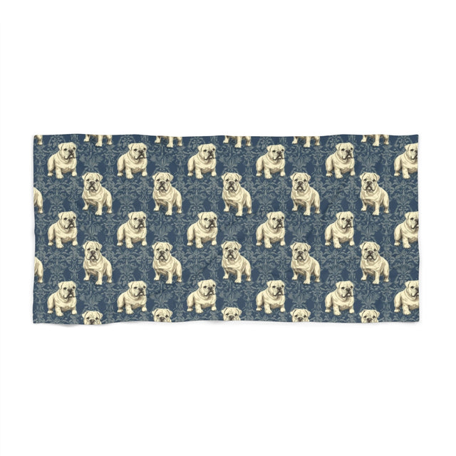 Victorian Manor Bulldogs Beach Towel