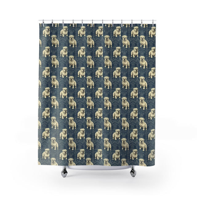 Victorian Manor Bulldogs Shower Curtain