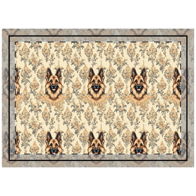 Victorian Manor Shepherds Throw Pillow
