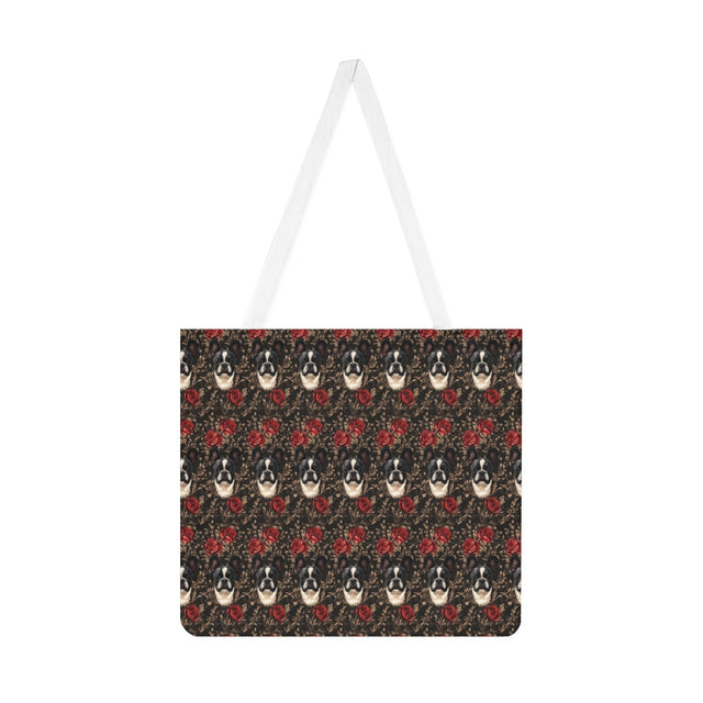 Victorian Rose Frenchies Tote Bag