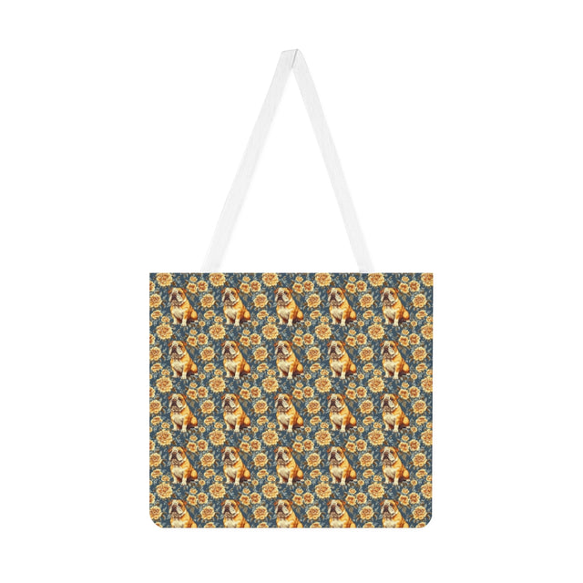 Victorian Rose Garden Bulldogs Tote Bag
