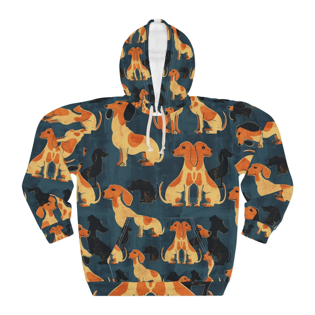 Vintage Dachshund Parade Hoodie