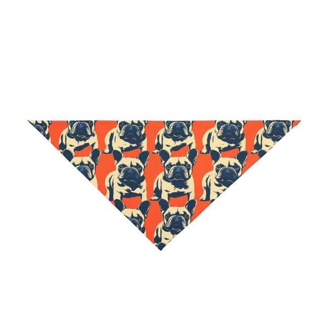Vintage Denim Frenchies Pet Bandana
