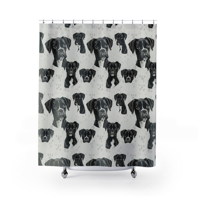 Vintage Portrait Gallery Boxers Shower Curtain